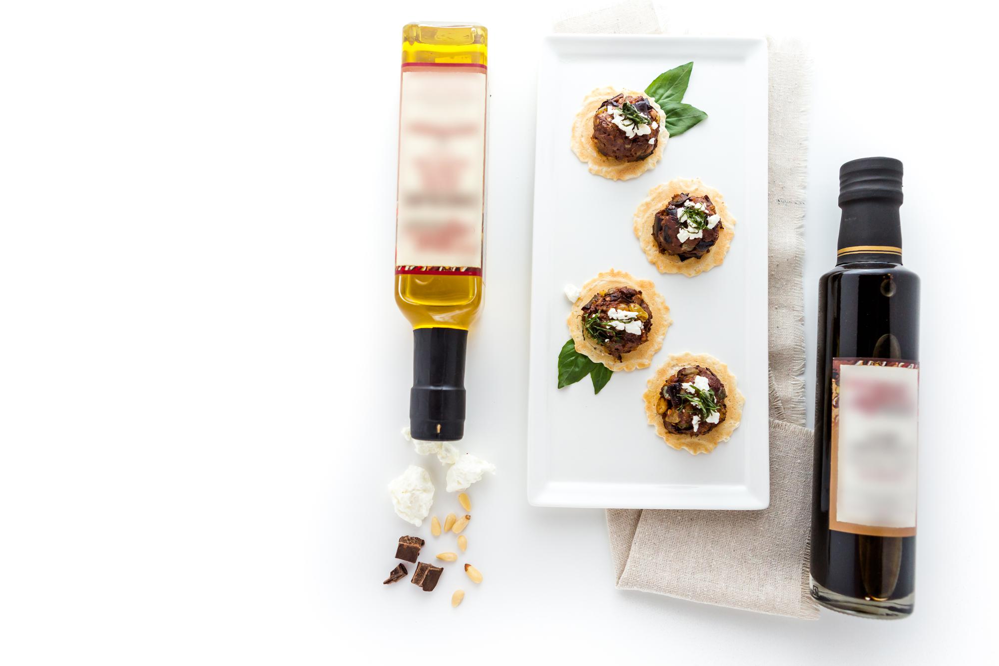 Well arranged ingredient packs for an event